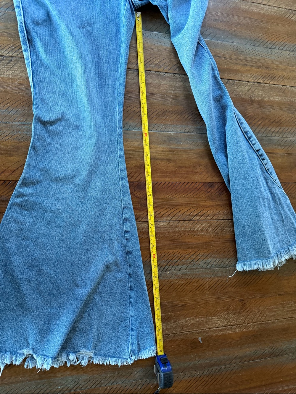 Women’s We The Free Free People Emre Flare Denim Blue Jeans 33 New NWT - Picture 7 of 10
